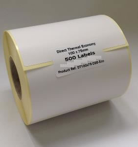Direct Thermal Blank Label Rolls 100x75mm (5 Rolls Per Box)