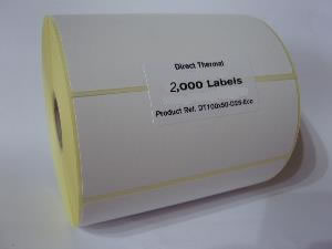 Direct Thermal Blank Label Rolls 100x25mm (4 Rolls Per Box)