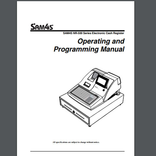 Sam4s NR-5XX Technical Manual