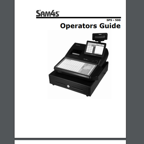 Sam4s SPS-500 / SPS500 Manuals