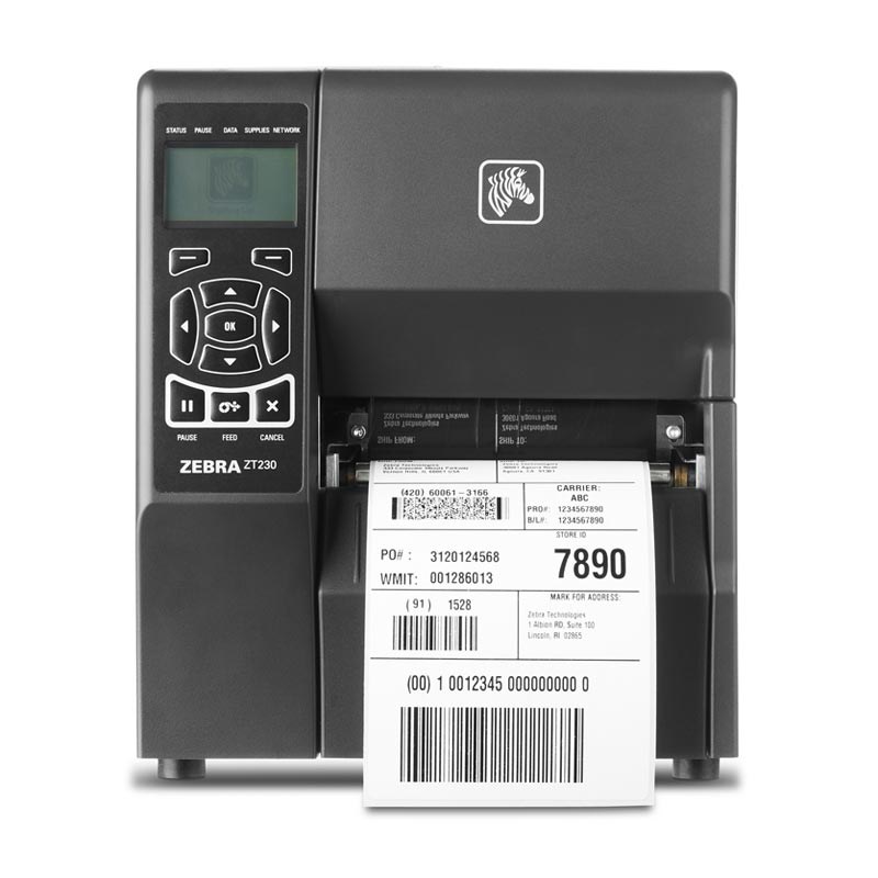 Zebra ZT230 Metal Framed Industrial Label Printer