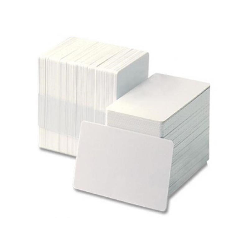 Zebra 104523-118-01 - Premier (PVC) Blank White Cards (Signature Panel, Hi-Co Stripe)