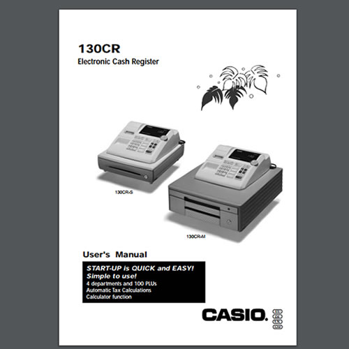 Casio 130CR User Manual
