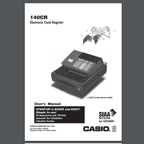 Casio 140CR User Manual
