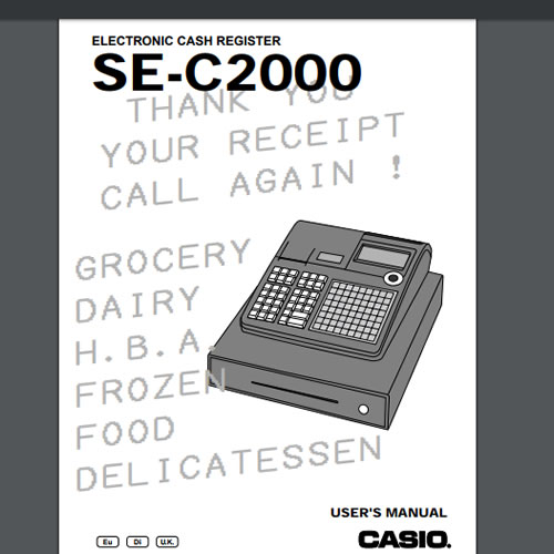 Casio SE-C2000 Manuals