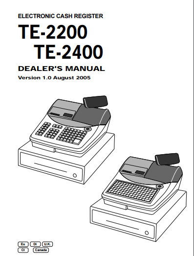 Casio TE-2200 Manuals