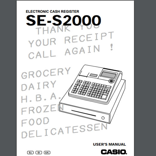 Casio SE-S2000 Manuals
