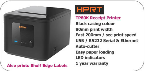 HPRT TP80K Thermal Receipt/Ticket Printer