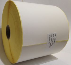 Direct Thermal Blank Label Rolls 10x15cm (12 Rolls Per Box)