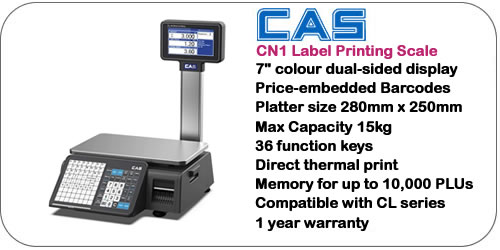 CAS CN1 Labelling Scale