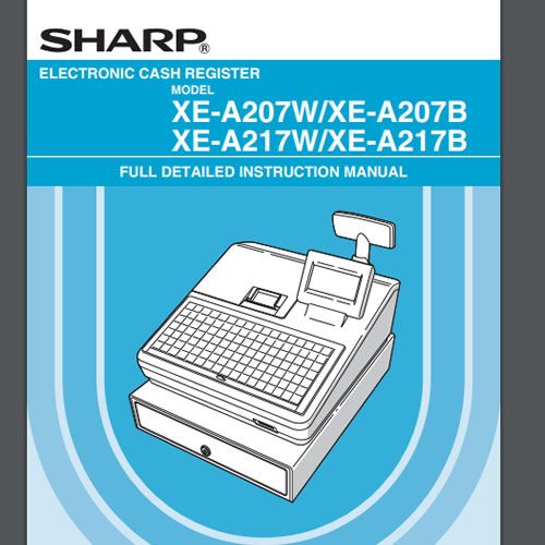 Sharp XE-A217 / XE-A207 Manuals