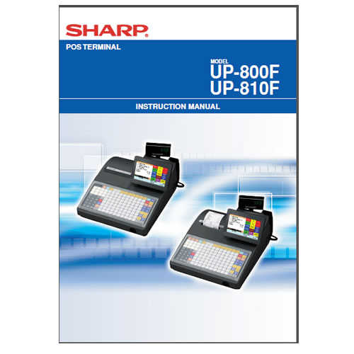 Sharp UP-800F / UP-810F Instruction Manual