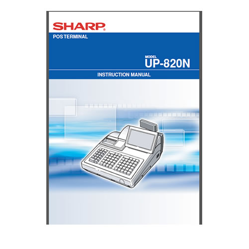 Sharp UP-820N Manuals