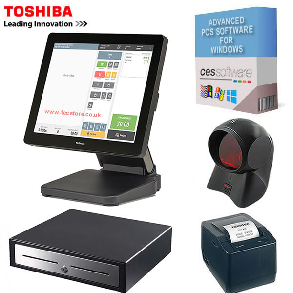 Toshiba TCx810e (Celeron) Retail POS Package