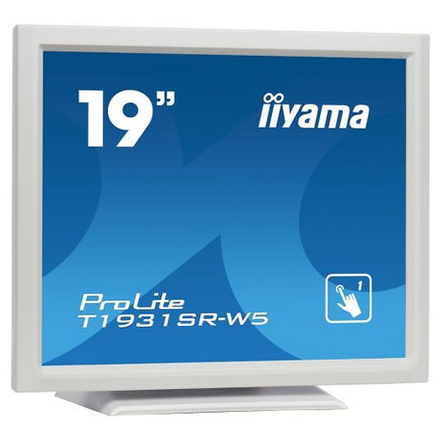 Iiyama ProLite T1931SR-W5 19\" White Touchscreen Monitor